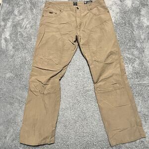 Kuhl Outsider Pants Mens 38 x32 Tan Stretch Hiking Outdoor Performance Hiking